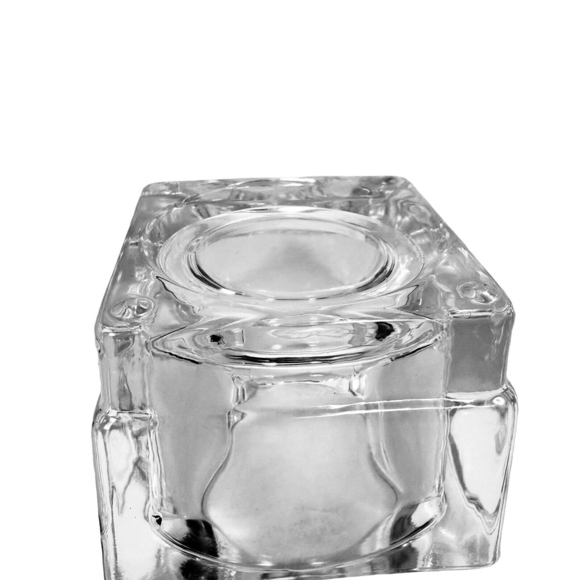 Marquis of Waterford Crystal Square Pillar or Tealight Pair Candleholder - Picture 5 of 10